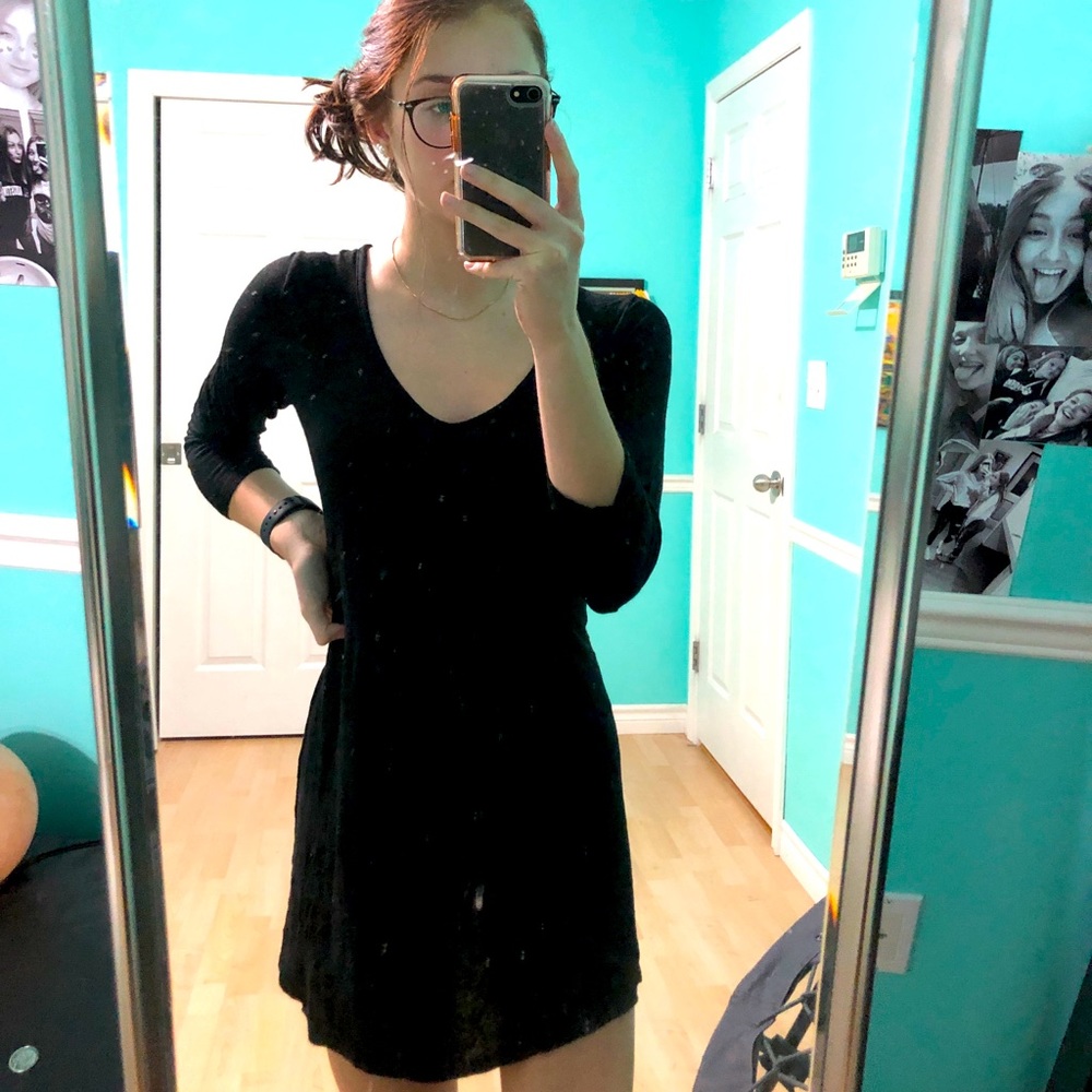 black dress